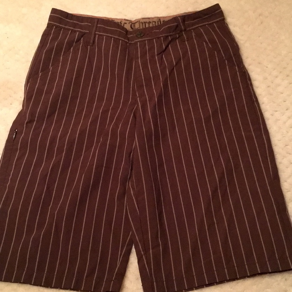 Epic Threads Pinstriped Bermuda Shorts Size 14